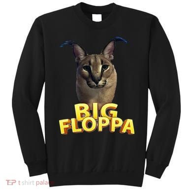 Big Floppa Meme Cat Sweatshirt