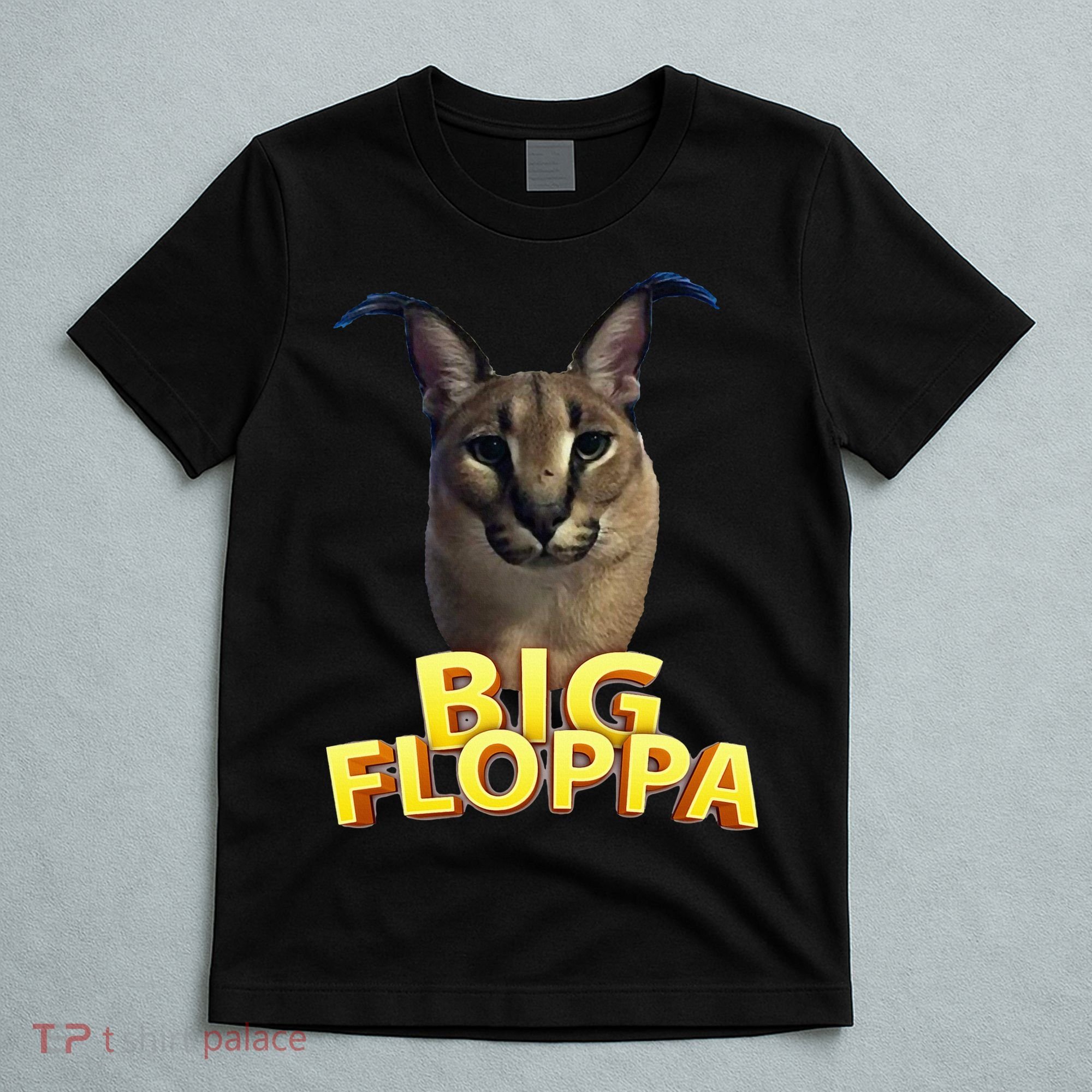 Big Floppa Meme Cat T-Shirt