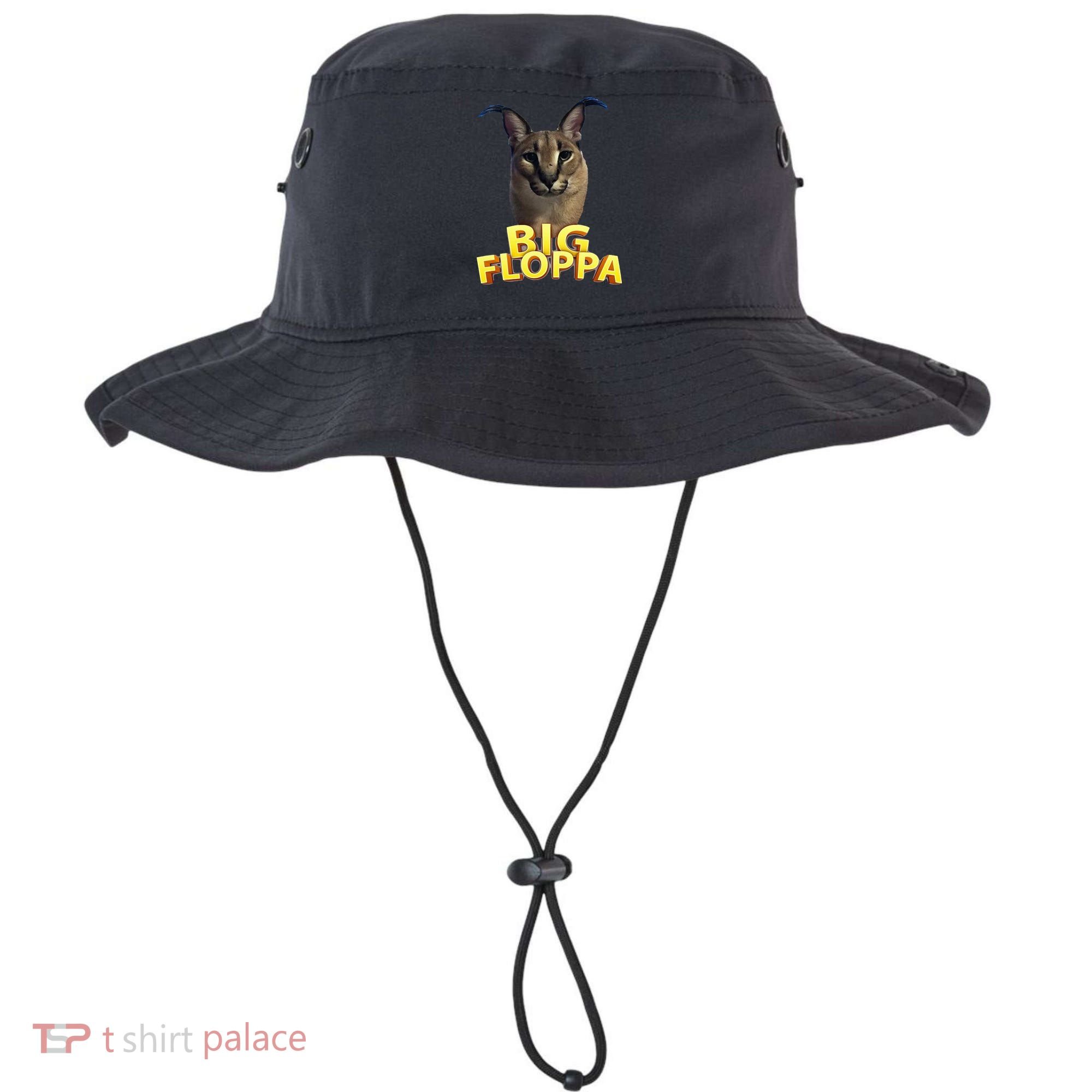 Big Floppa Meme Cat Bucket Hat