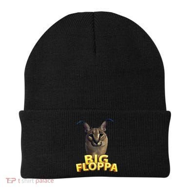 Big Floppa Meme Cat Beanie