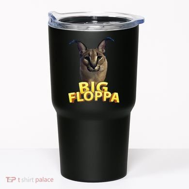 Big Floppa Meme Cat Tumbler