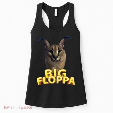 Big Floppa Meme Cat Women's Tank Top