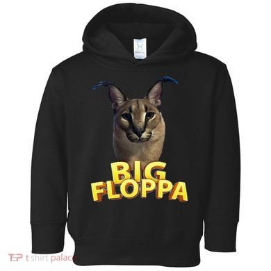 Big Floppa Meme Cat Toddler Hoodie