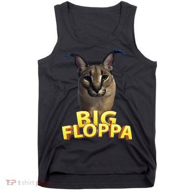 Big Floppa Meme Cat Tank Top