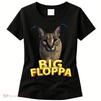 Big Floppa Meme Cat Women's T-Shirt