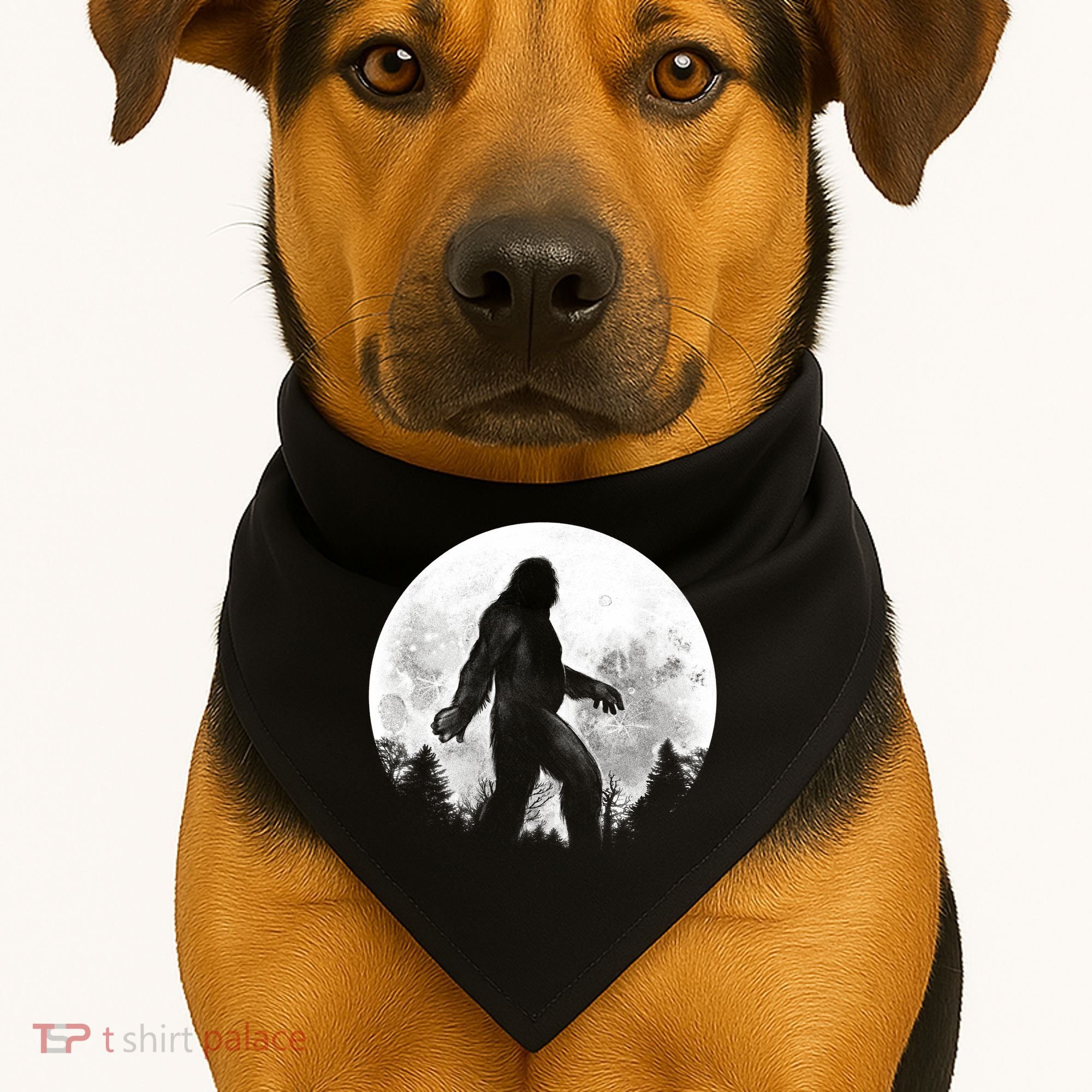 Bigfoot Full Moon USA-Made Doggie Bandana