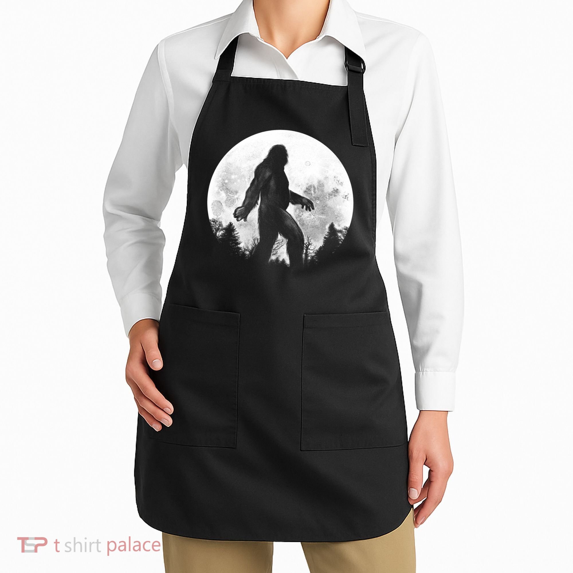 Bigfoot Full Moon Apron