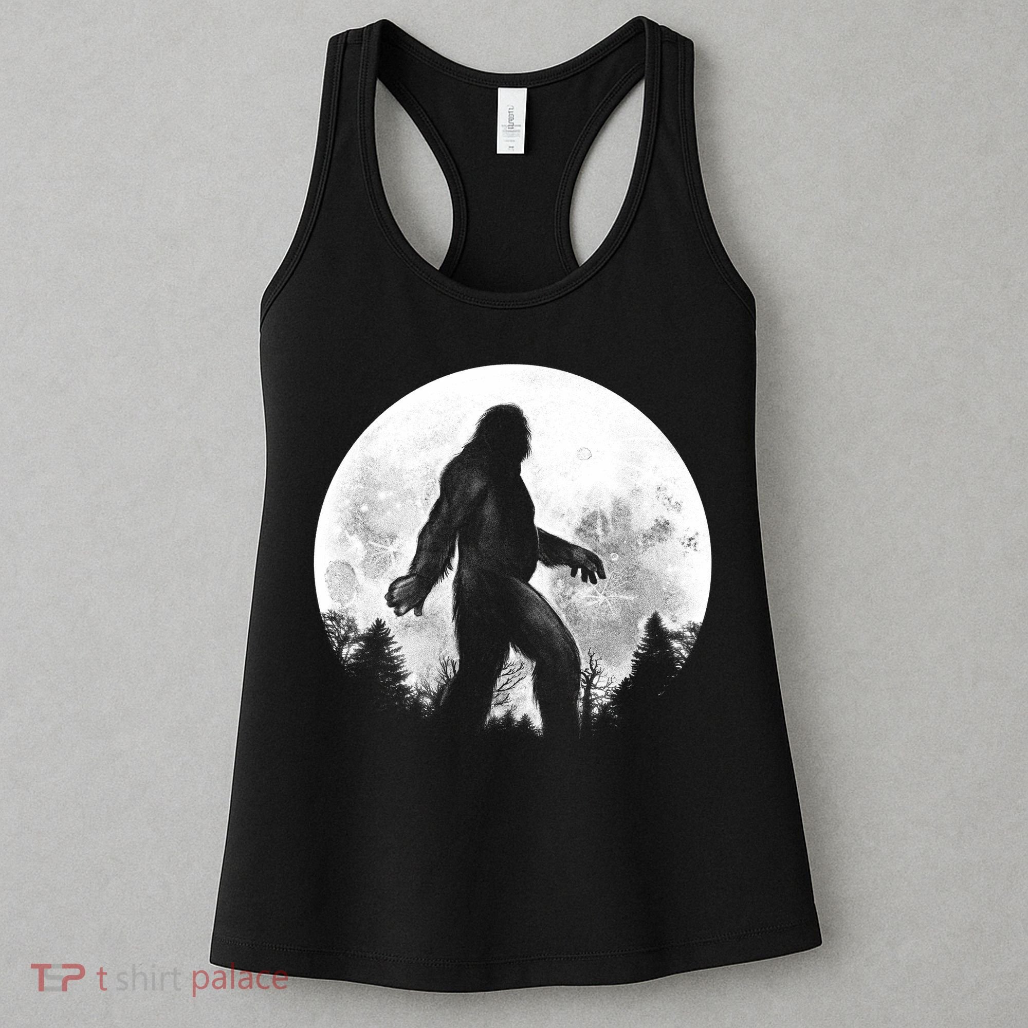 Bigfoot Full Moon Women's Tank Top
