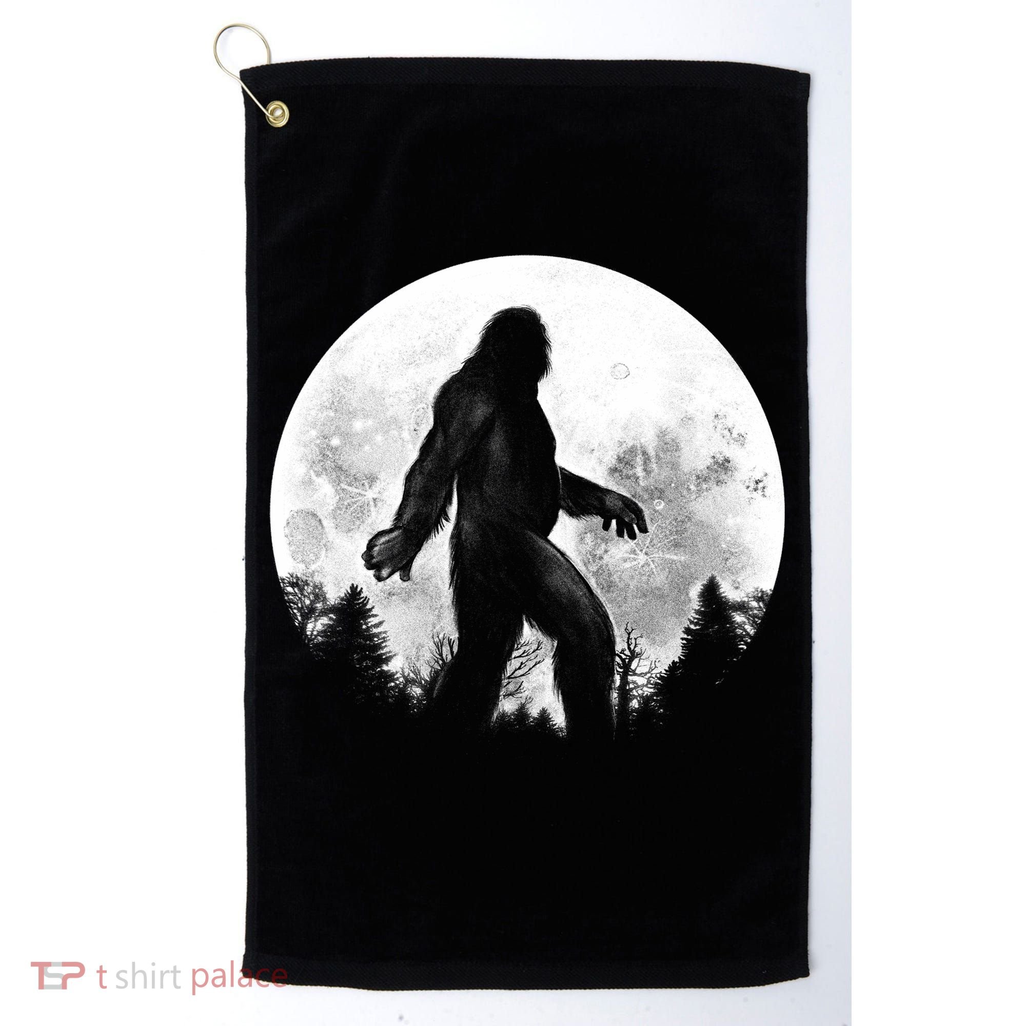 Bigfoot Full Moon Golf Towel