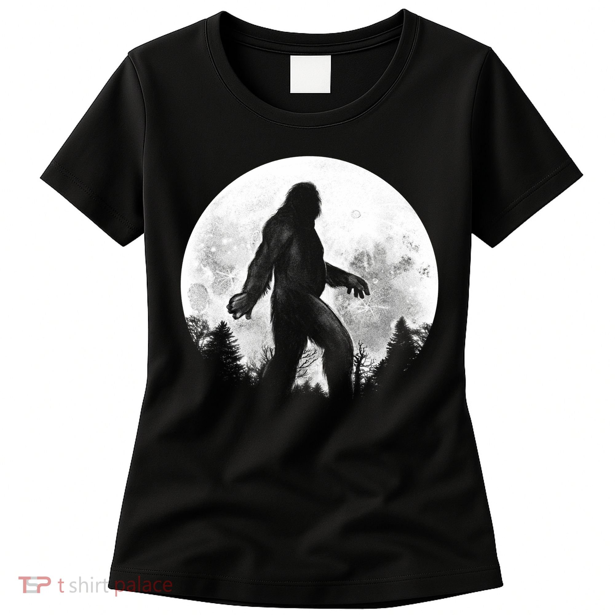 Bigfoot Full Moon Women's T-Shirt