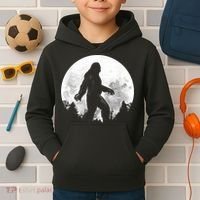 Bigfoot Full Moon Kids Hoodie thumb 2