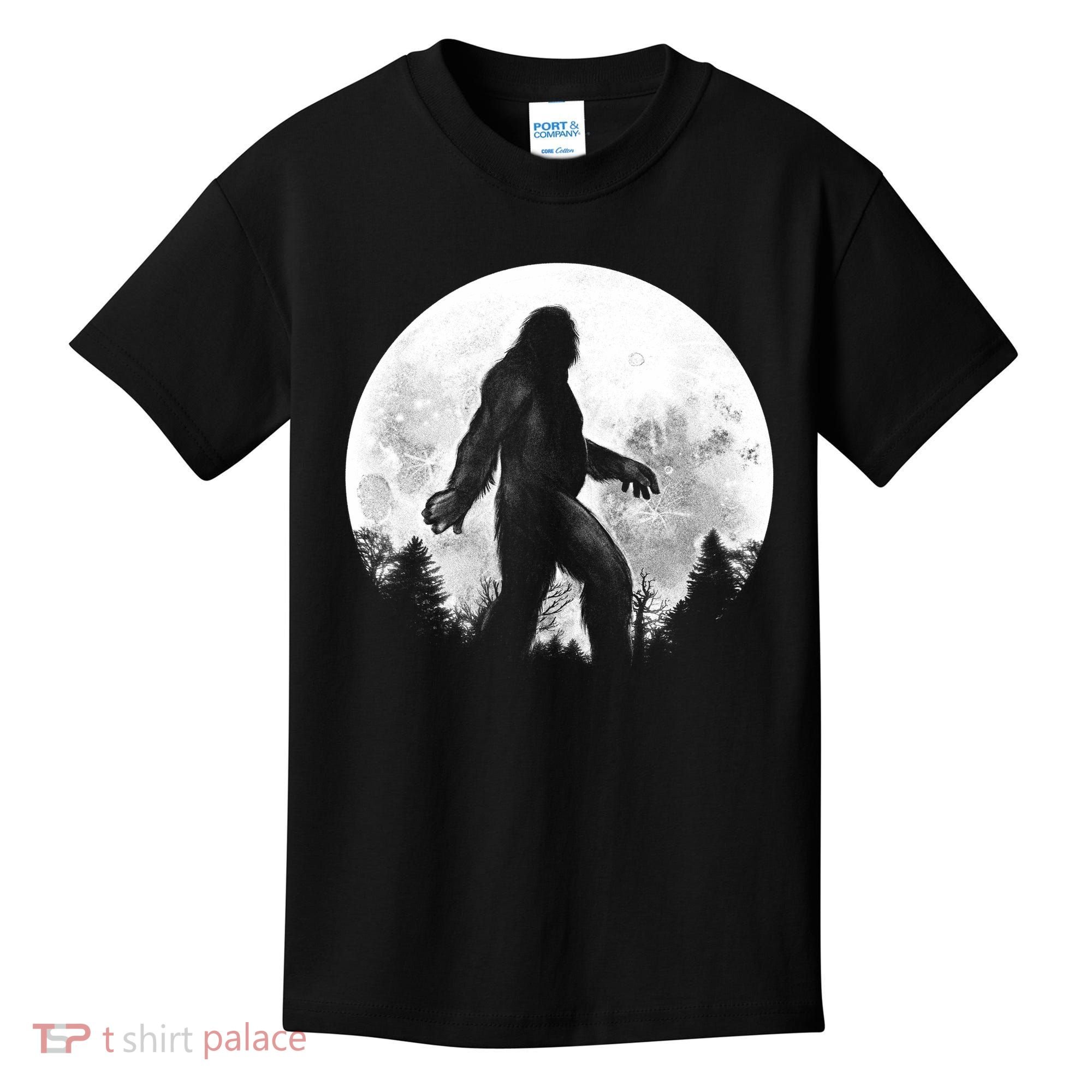 Bigfoot Full Moon Kids T-Shirt