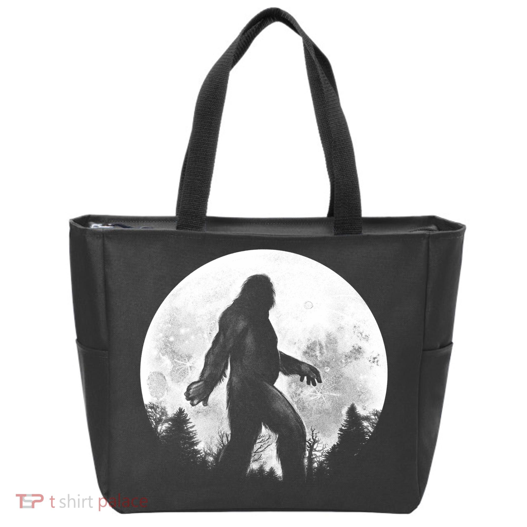 Bigfoot Full Moon Tote Bag