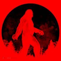 Bigfoot Full Moon Santa Hat thumb 1