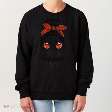 Ballet Folklorico Mom Messy Bun Mexican Dance Lover Women's Sweatshirt