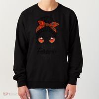 Ballet Folklorico Mom Messy Bun Mexican Dance Lover Women's Sweatshirt thumb 0