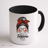 Ballet Folklorico Mom Messy Bun Mexican Dance Lover Coffee Mug thumb 1