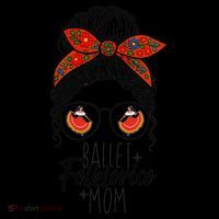Ballet Folklorico Mom Messy Bun Mexican Dance Lover Women's Hoodie thumb 2