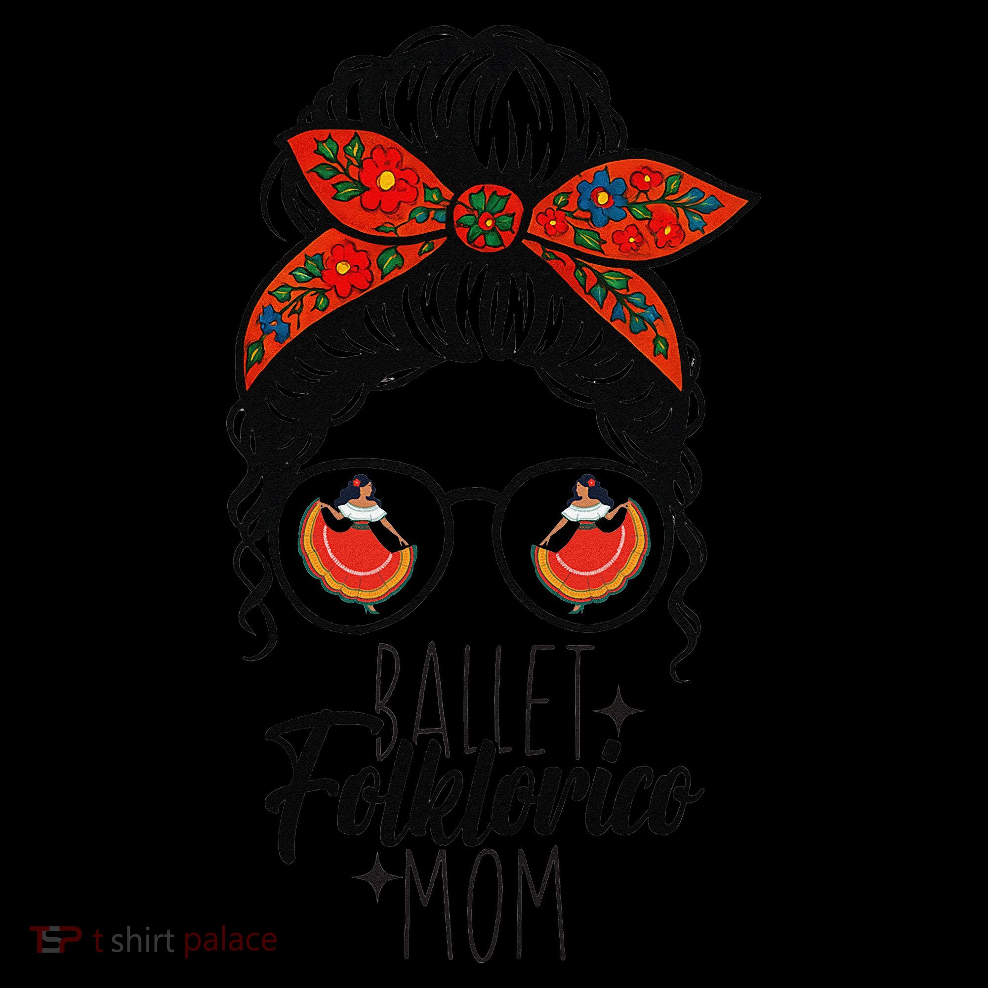Ballet Folklorico Mom Messy Bun Mexican Dance Lover Women's Hoodie