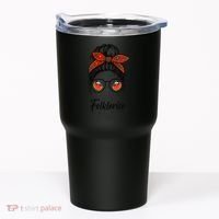 Ballet Folklorico Mom Messy Bun Mexican Dance Lover Tumbler thumb 0