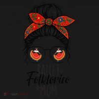 Ballet Folklorico Mom Messy Bun Mexican Dance Lover Toddler Hoodie thumb 2