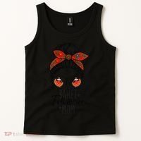 Ballet Folklorico Mom Messy Bun Mexican Dance Lover Tank Top thumb 2