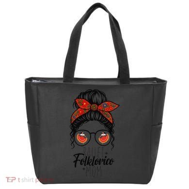 Ballet Folklorico Mom Messy Bun Mexican Dance Lover Tote Bag