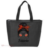 Ballet Folklorico Mom Messy Bun Mexican Dance Lover Tote Bag thumb 0