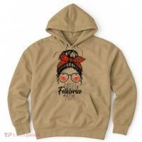 Ballet Folklorico Mom Messy Bun Mexican Dance Lover Hoodie thumb 0