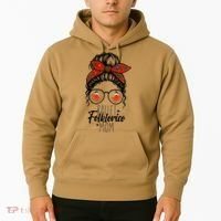 Ballet Folklorico Mom Messy Bun Mexican Dance Lover Hoodie thumb 2