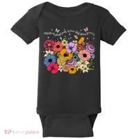Boho Flower Mothers Plant Seeds Of Love That Bloom Forever Baby Bodysuit thumb 0