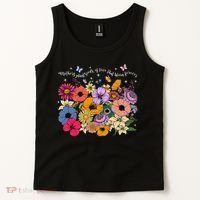 Boho Flower Mothers Plant Seeds Of Love That Bloom Forever Tank Top thumb 2