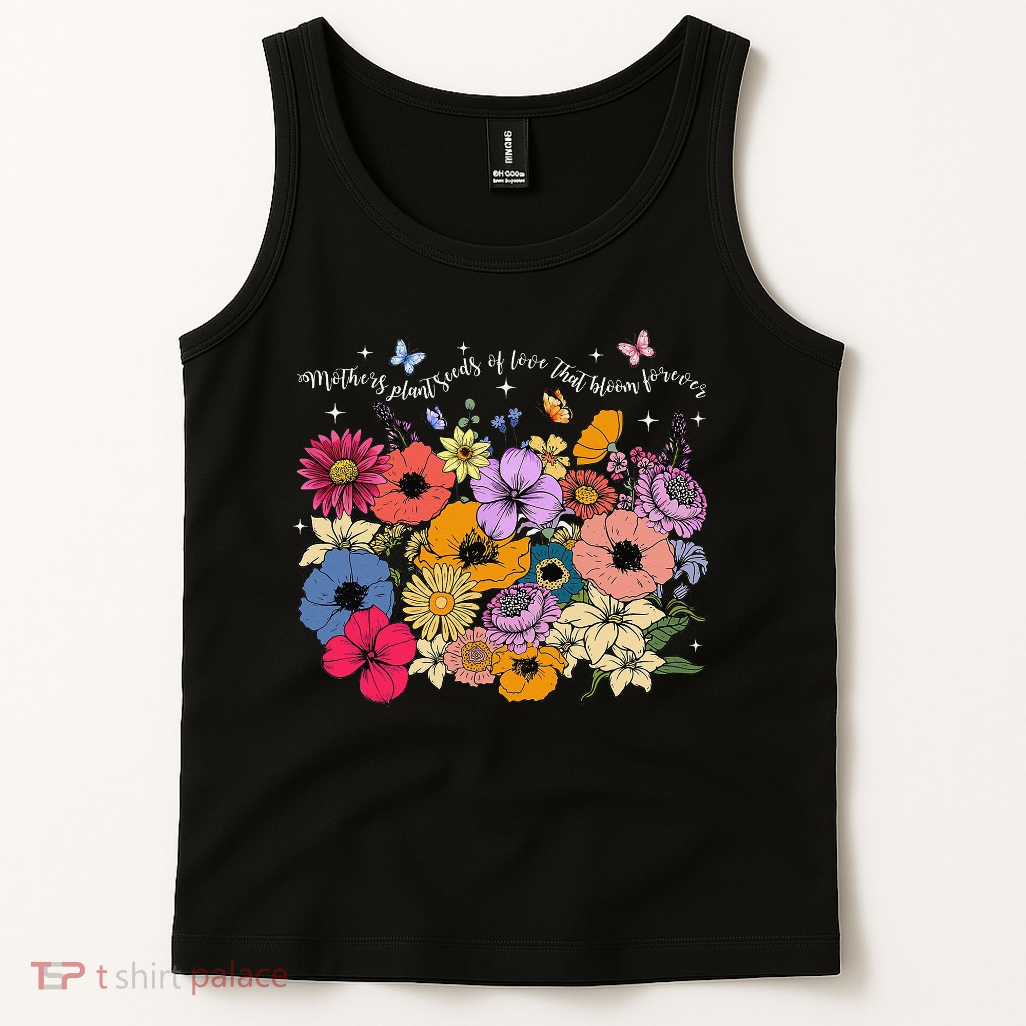 Boho Flower Mothers Plant Seeds Of Love That Bloom Forever Tank Top