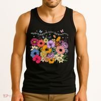 Boho Flower Mothers Plant Seeds Of Love That Bloom Forever Tank Top thumb 3