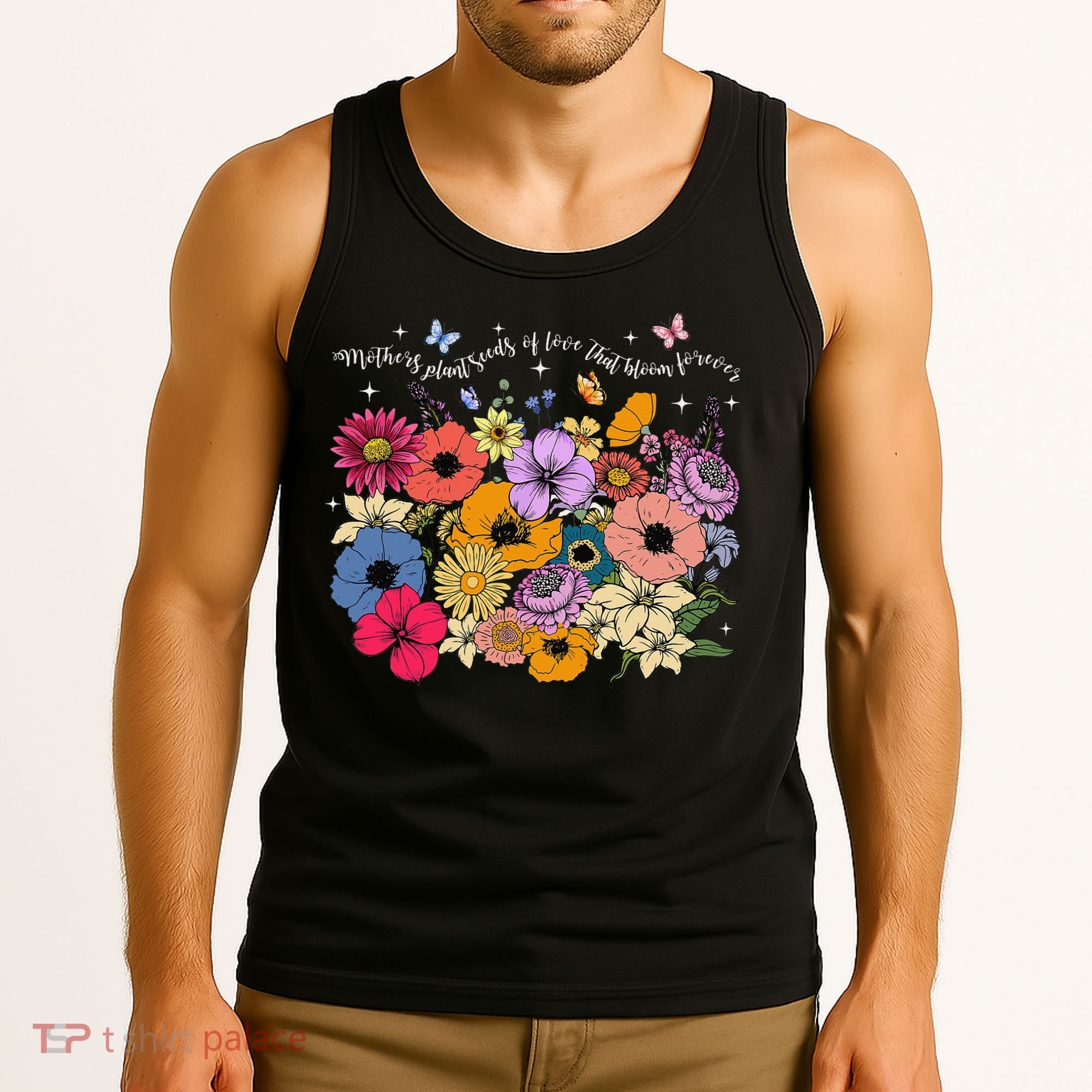 Boho Flower Mothers Plant Seeds Of Love That Bloom Forever Tank Top