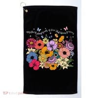 Boho Flower Mothers Plant Seeds Of Love That Bloom Forever Golf Towel thumb 0