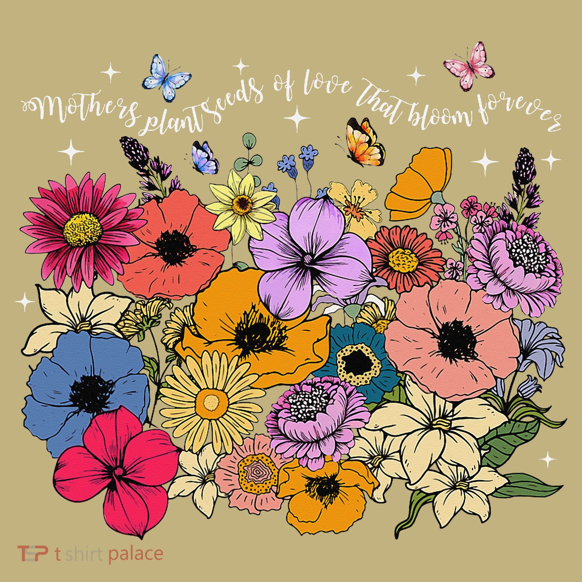 Boho Flower Mothers Plant Seeds Of Love That Bloom Forever Long Sleeve Shirt