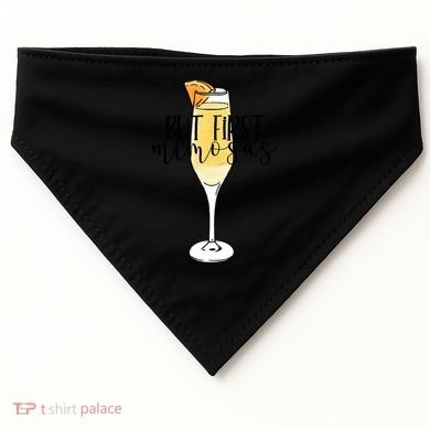 But First Mimosas Brunch Day Ing Bachelorette Party Gift USA-Made Doggie Bandana