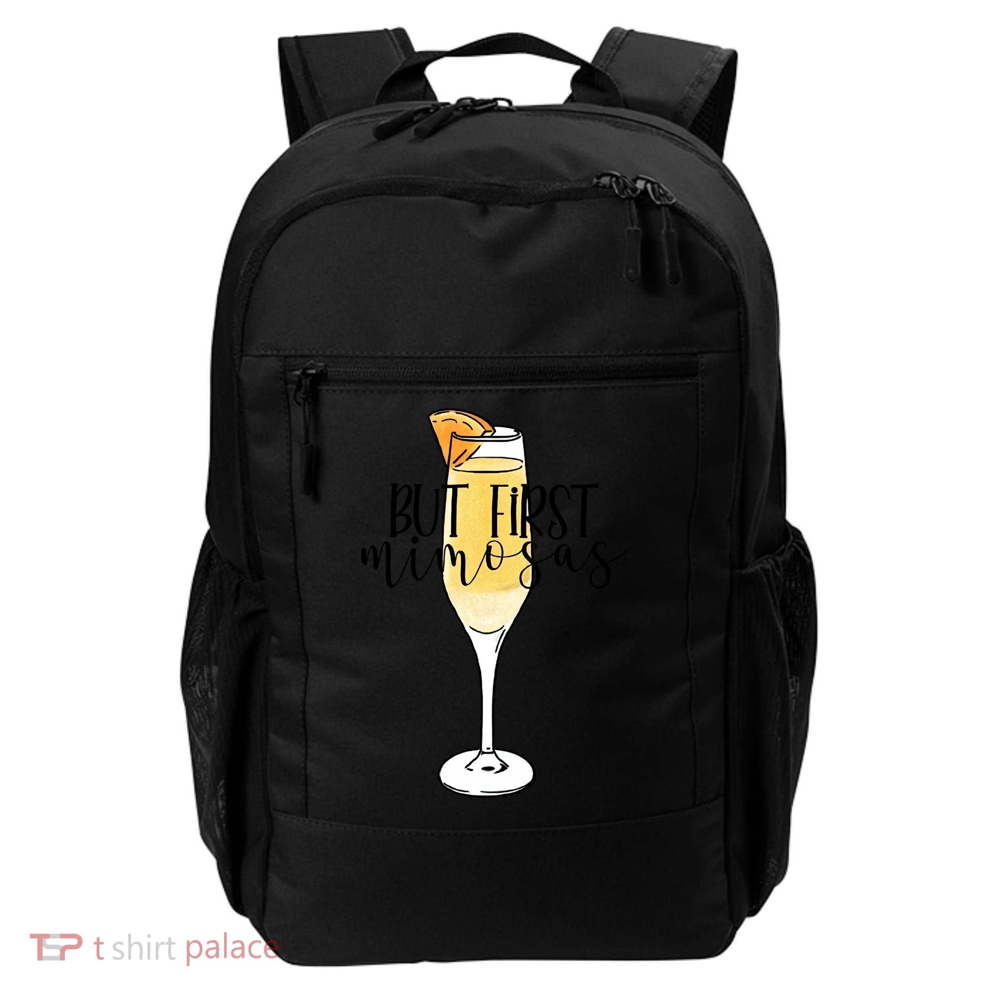 But First Mimosas Brunch Day Ing Bachelorette Party Gift Backpack