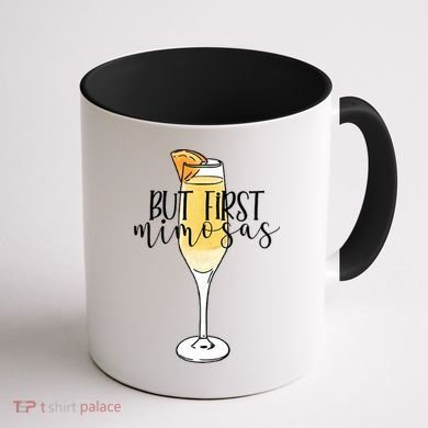 But First Mimosas Brunch Day Ing Bachelorette Party Gift Coffee Mug back