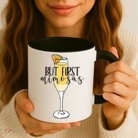 But First Mimosas Brunch Day Ing Bachelorette Party Gift Coffee Mug thumb 3