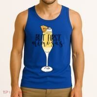But First Mimosas Brunch Day Ing Bachelorette Party Gift Tank Top thumb 3