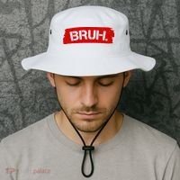 Bruh Funny Meme Bucket Hat thumb 2