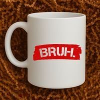 Bruh Funny Meme Coffee Mug thumb 2