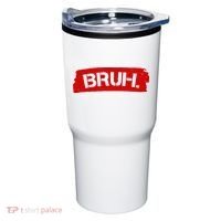 Bruh Funny Meme Tumbler thumb 0