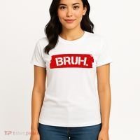 Bruh Funny Meme Women's T-Shirt thumb 4