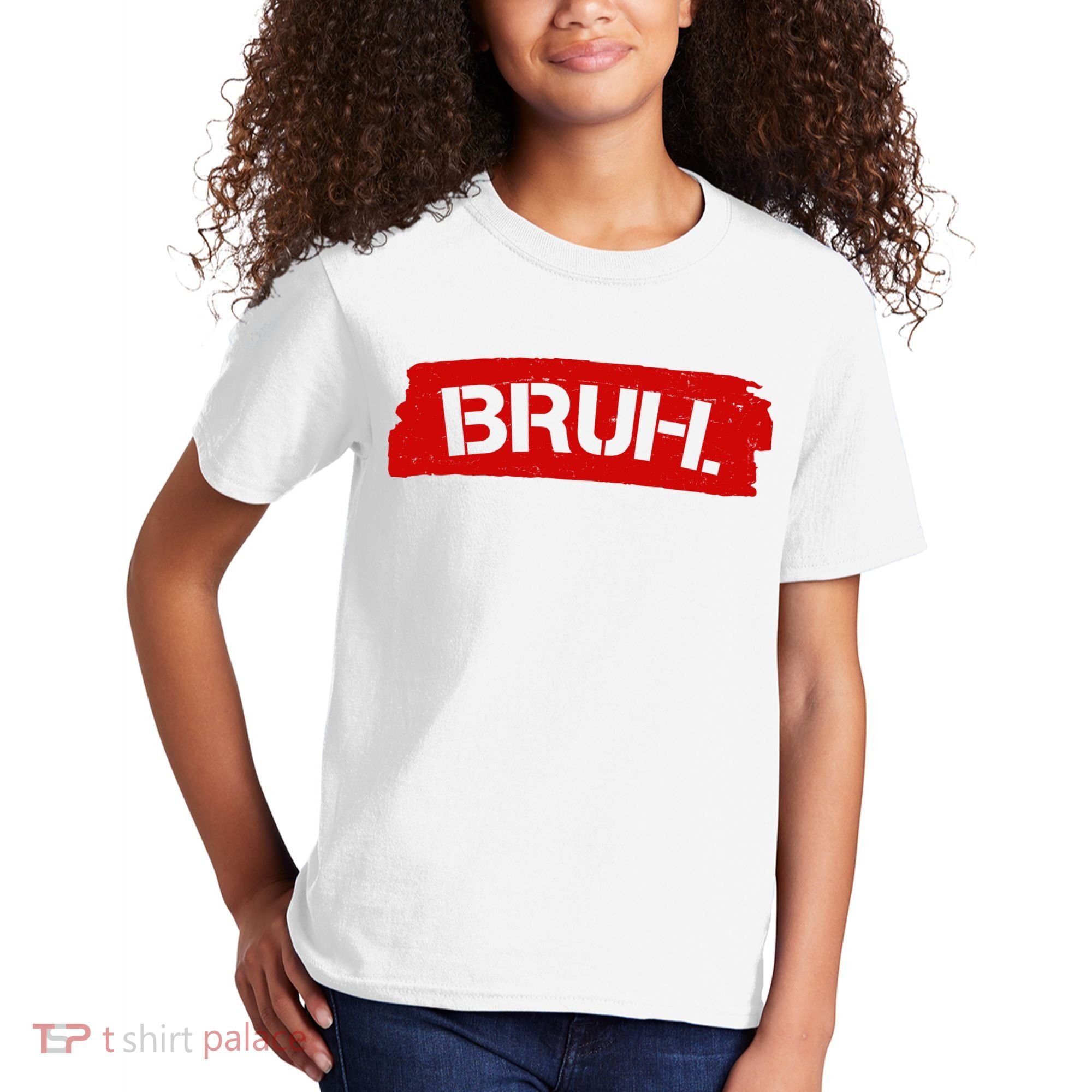 Bruh Funny Meme Kids T-Shirt