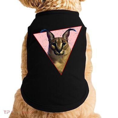 Big Floppa Meme Funny Cat Doggie Tank