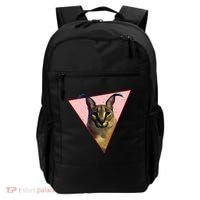 Big Floppa Meme Funny Cat Backpack thumb 0