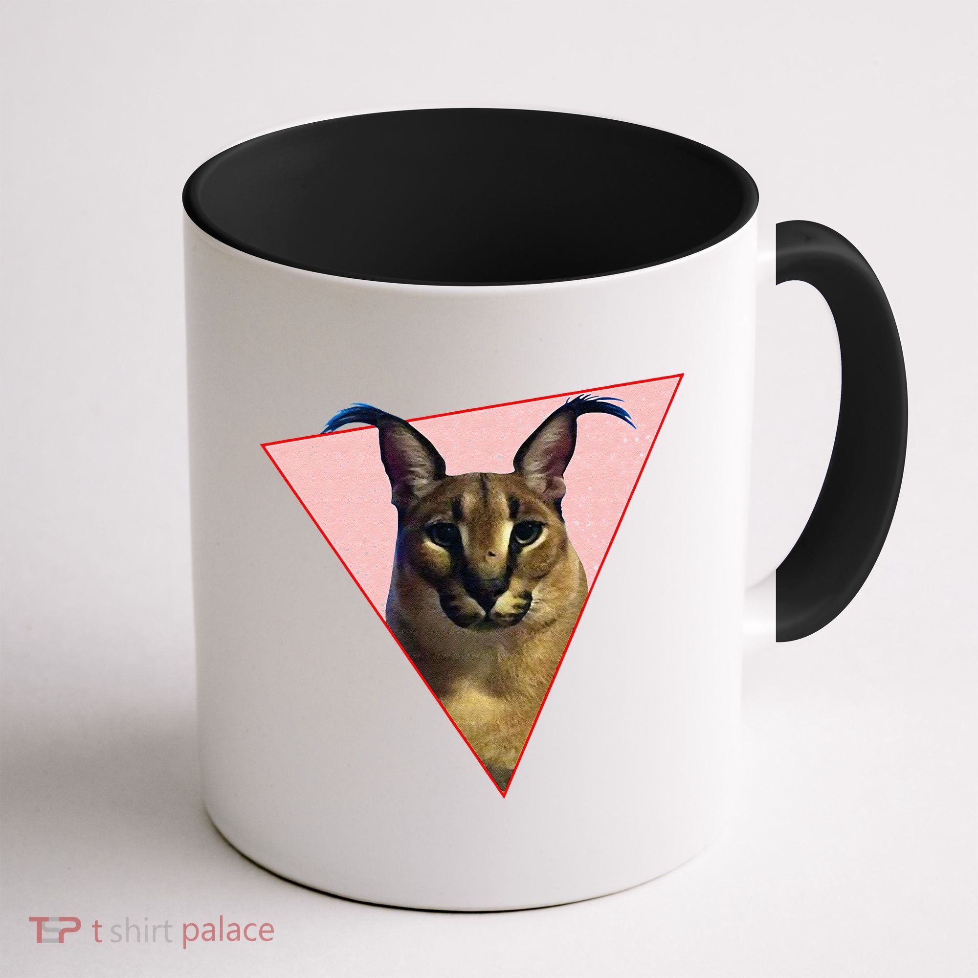 Big Floppa Meme Funny Cat Coffee Mug